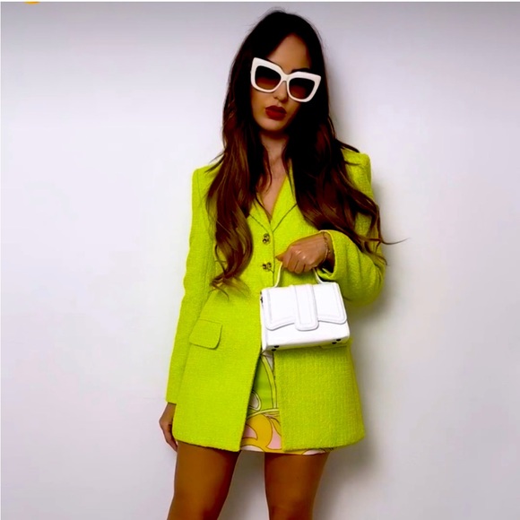 Zara Jackets & Blazers - ZARA Buttoned Textured Weave Blazer BNWT